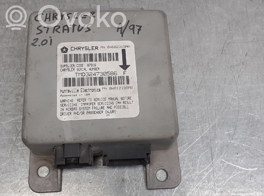Engine control unit/module   04602315AB