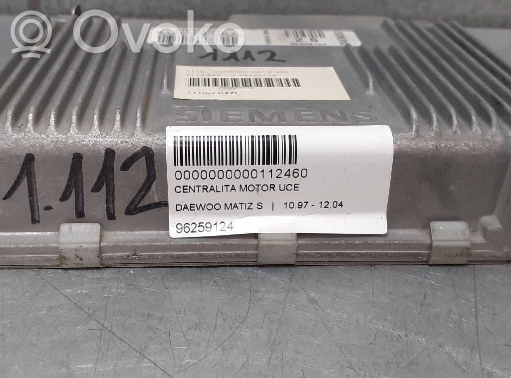 Unidad de control/módulo del motor   96259124