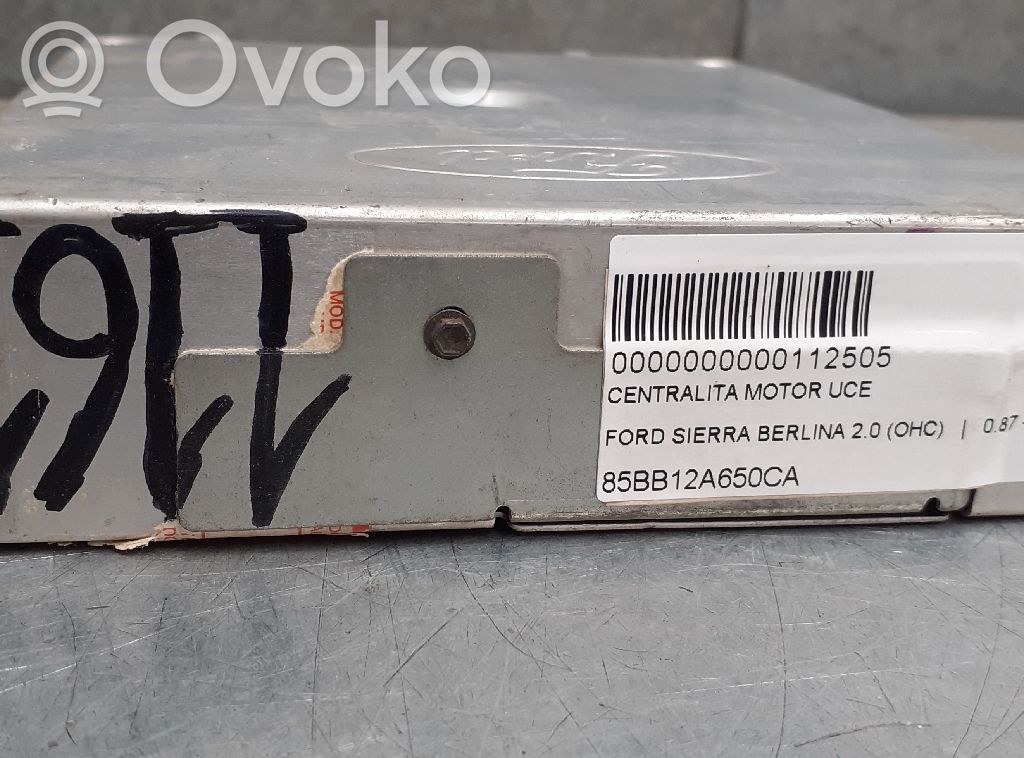 Unidad de control/módulo del motor   85BB12A650CA