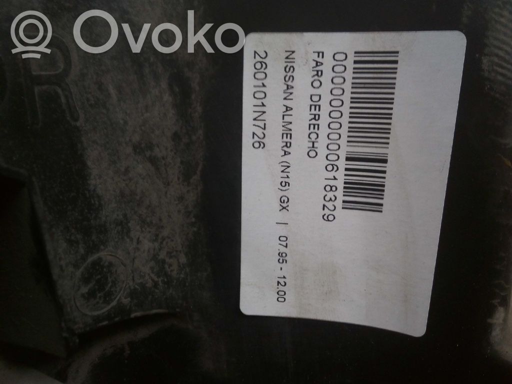 Nissan Almera Faro/fanale