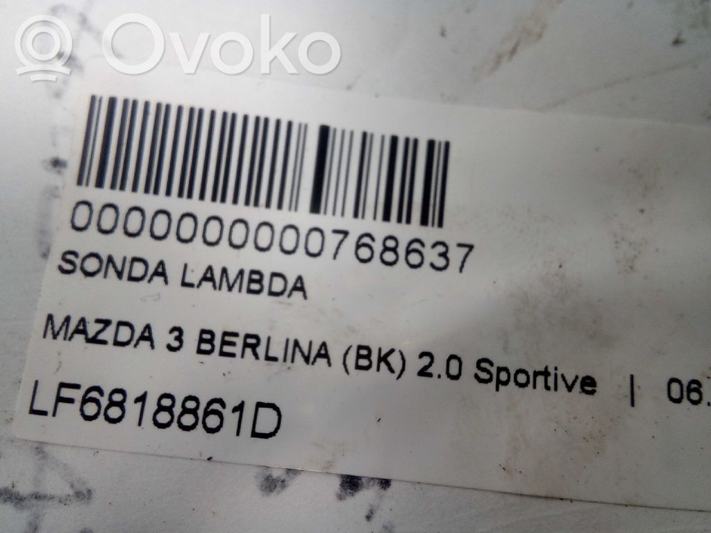 Lambda probe sensor   LF6818861D