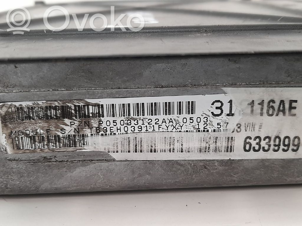 Moottorin ohjainlaite/moduuli   05033122AA