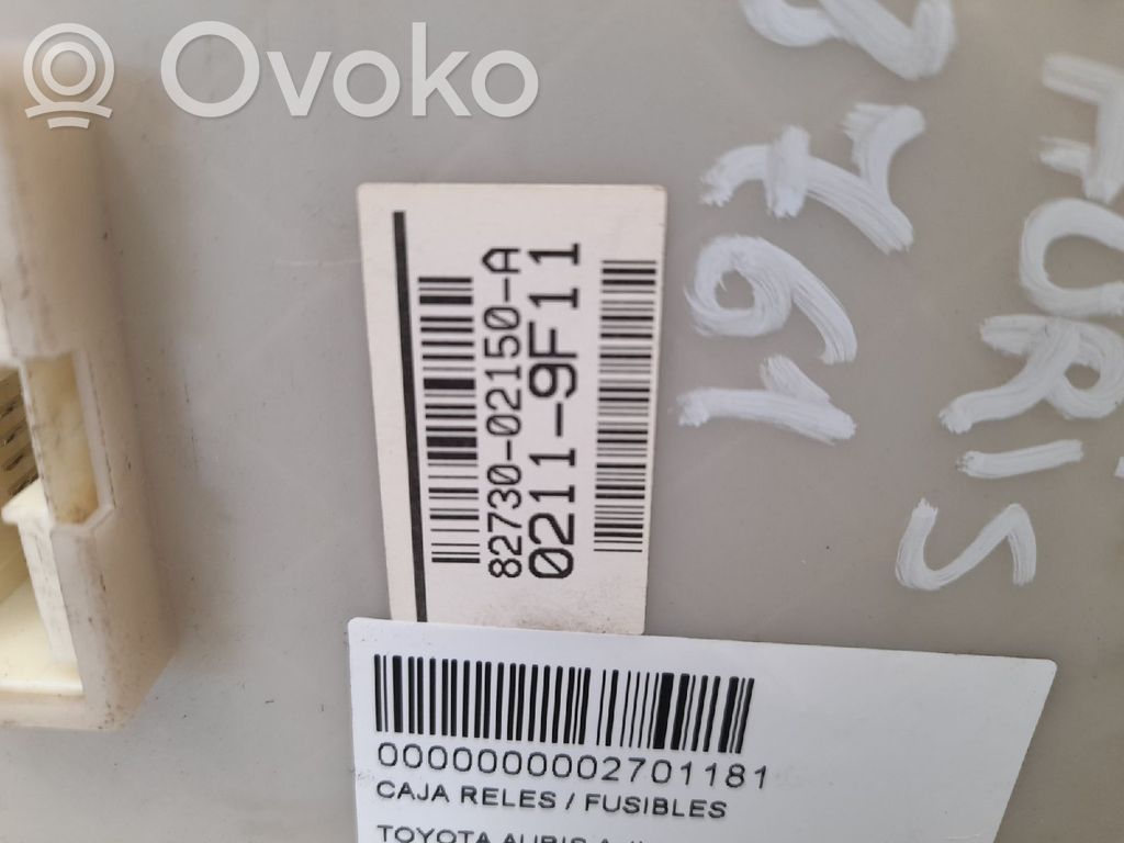 Toyota Auris 150 Módulo de fusible 