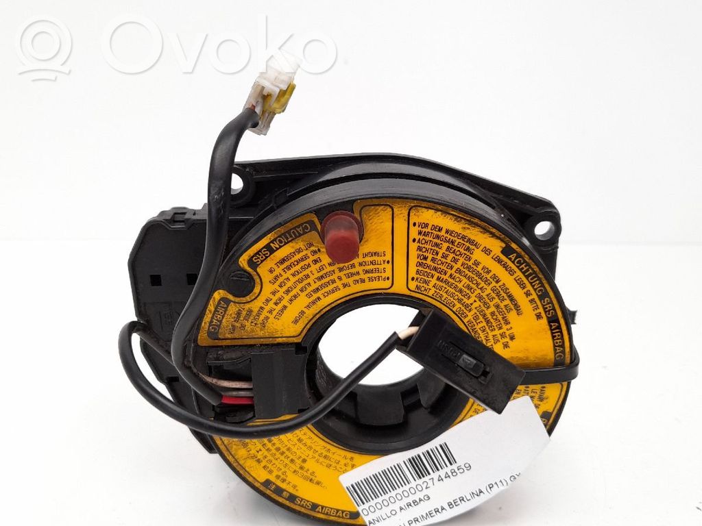 Nissan Primera Bague collectrice/contacteur tournant airbag (bague SRS)