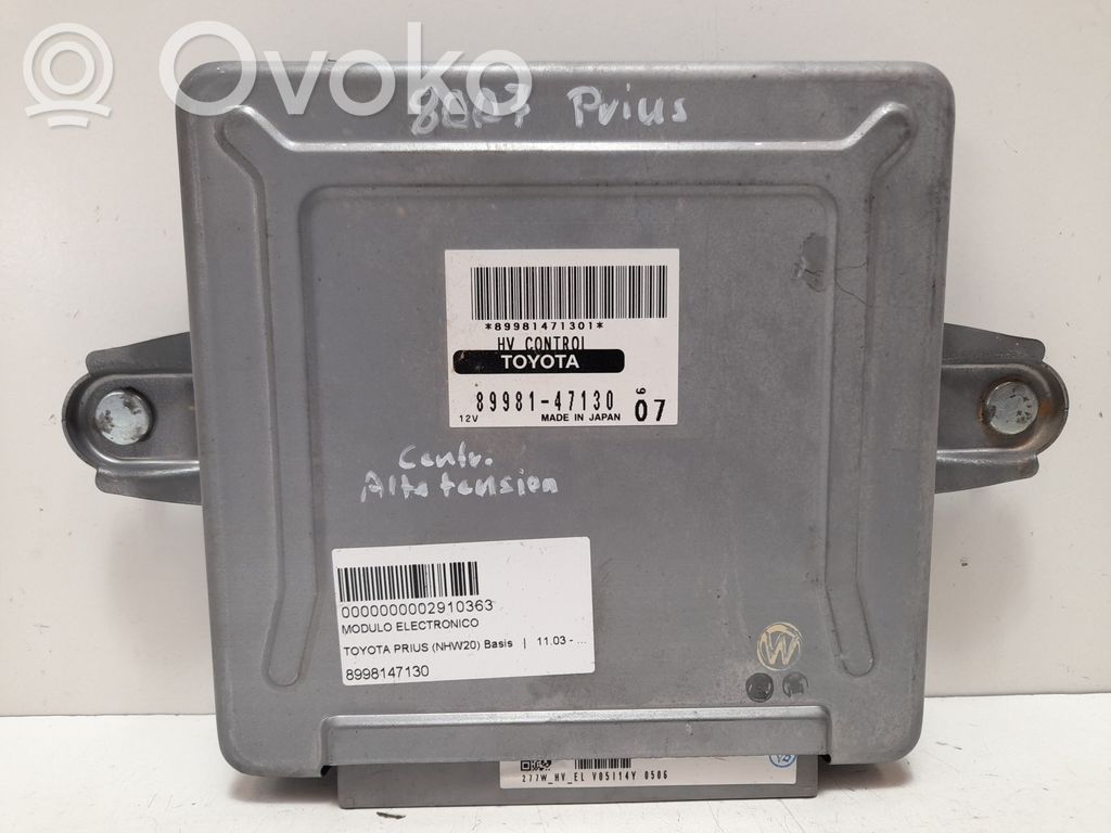 Toyota Prius (NHW20) Altre centraline/moduli 