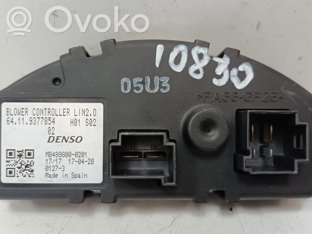 Mini Clubman F54 Motor aerotermă/rezistor ventilator 