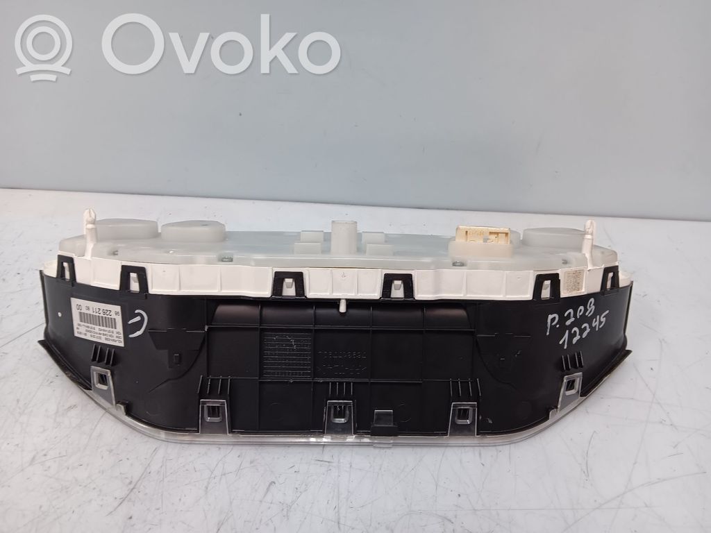 Peugeot 208 I Tachimetro (quadro strumenti)