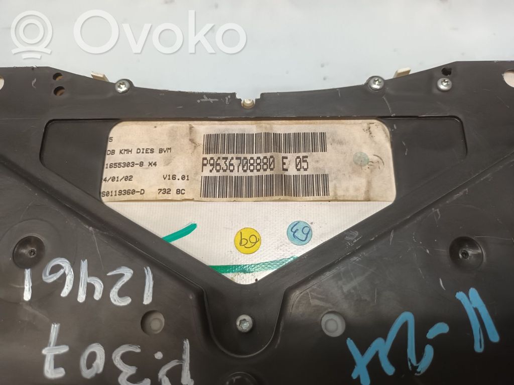 Tachimetro (quadro strumenti)   9636708880