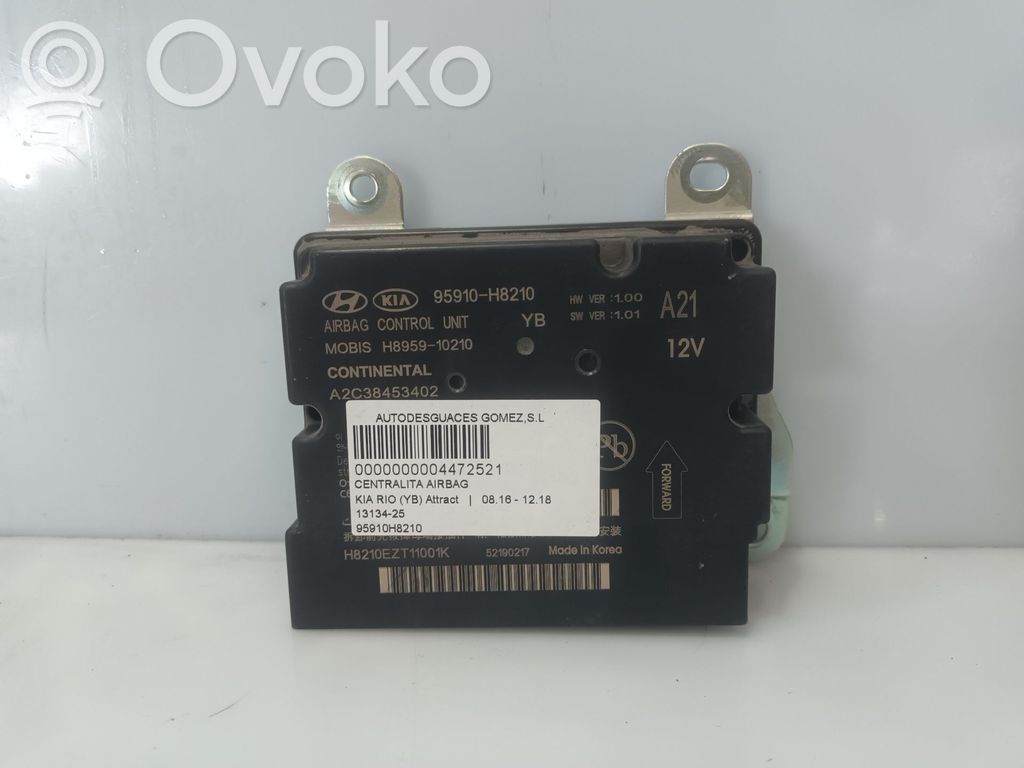 KIA Rio Unitate/modul de comandă airbaguri 