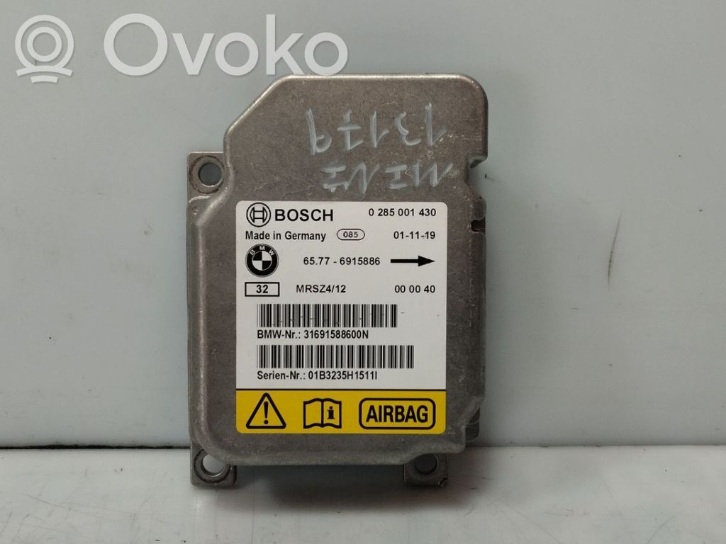 Mini One - Cooper R50 - 53 Centralina/modulo airbag 