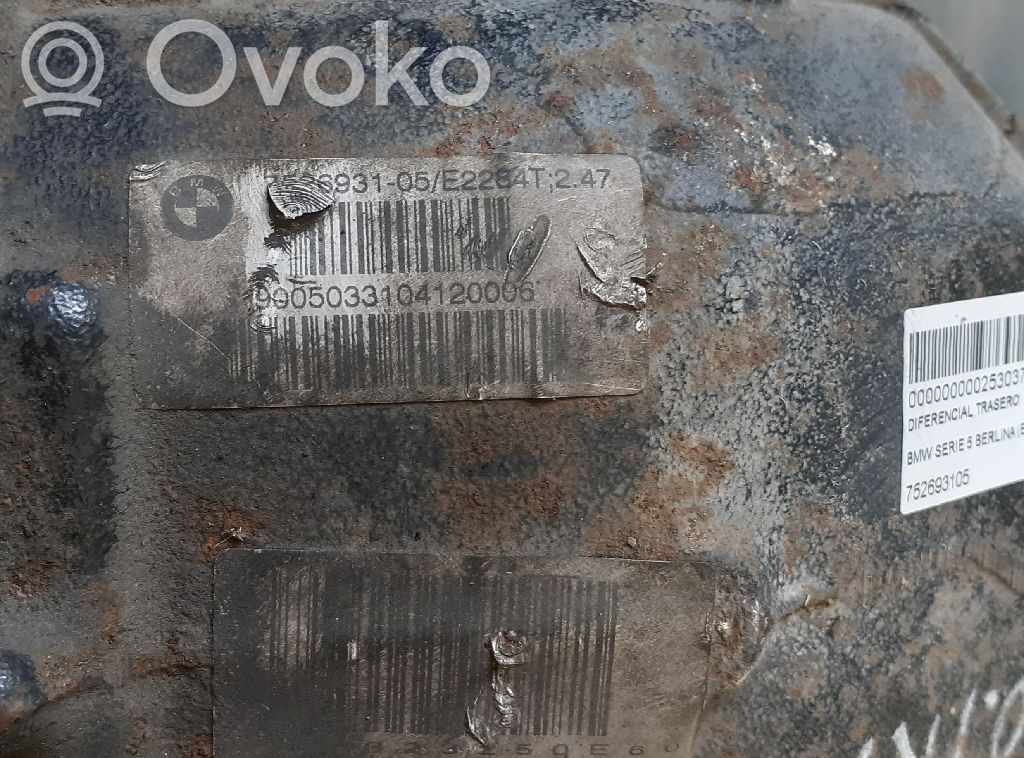 Rear differential   752693105