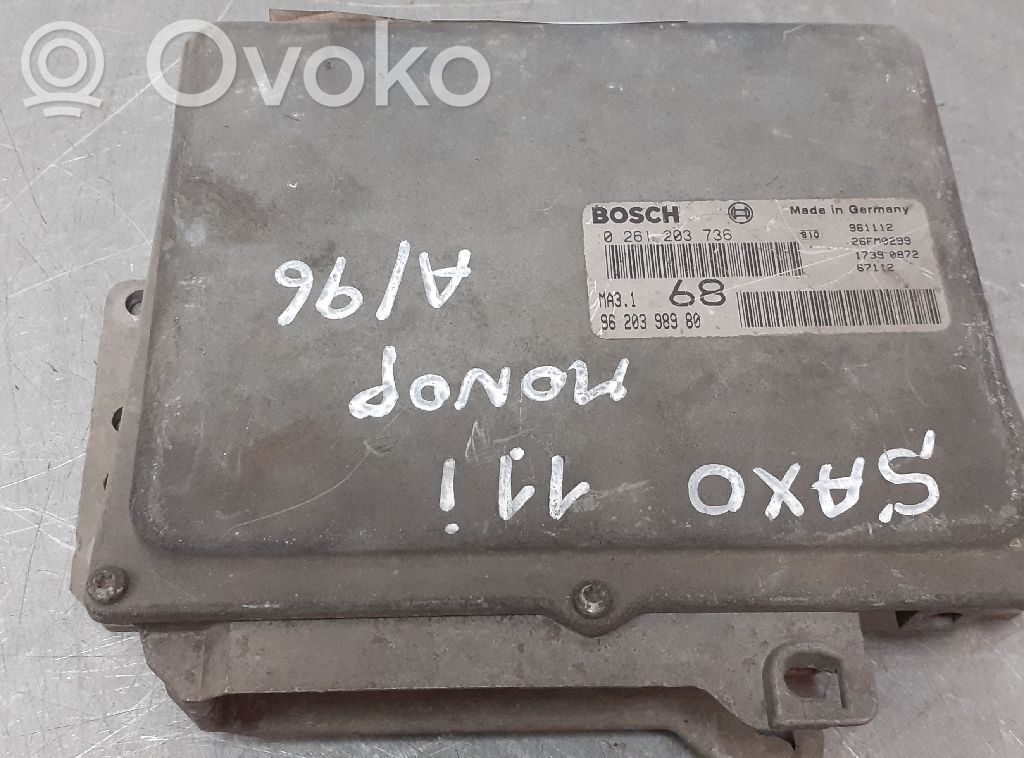 Unitate/modul de control motor   9620398980