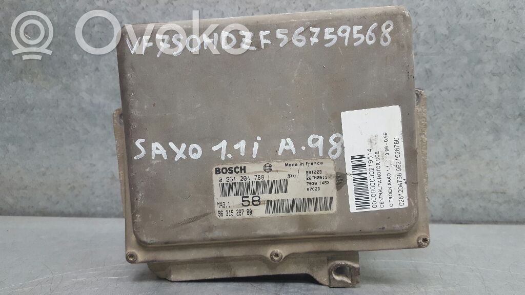 Centralina/modulo del motore   9631528780