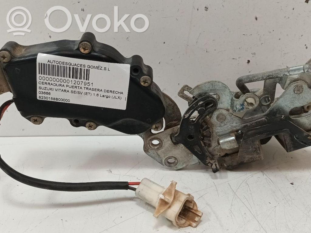 Suzuki Grand Vitara I Takaoven lukko