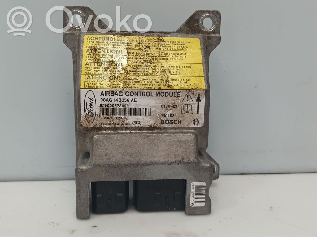 Unidad de control/módulo del Airbag   98AG14B056AE