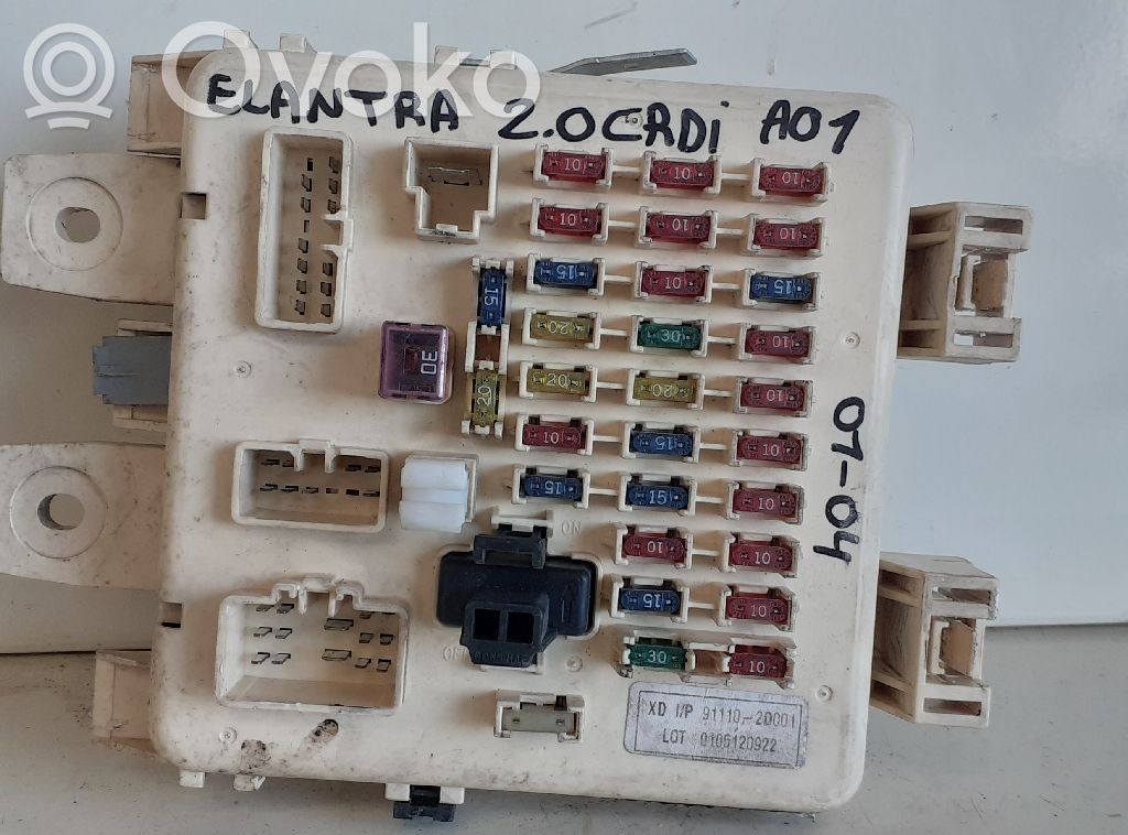 Hyundai Elantra Modulo fusibile