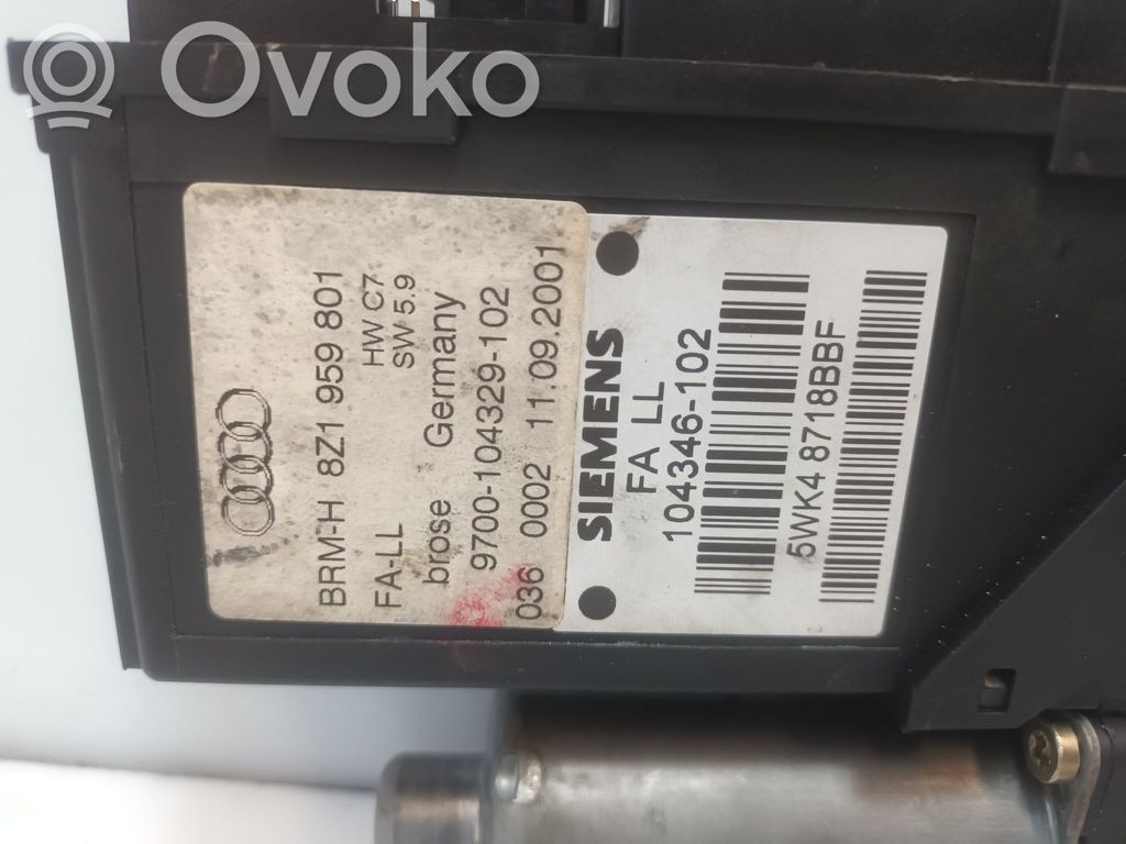 Motor del regulador de la ventanilla de la puerta delantera   8Z1959801A