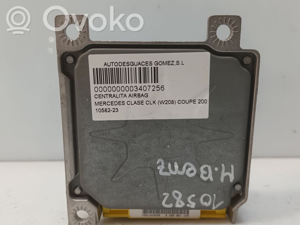 Mercedes-Benz CLK A208 C208 Module de contrôle airbag 