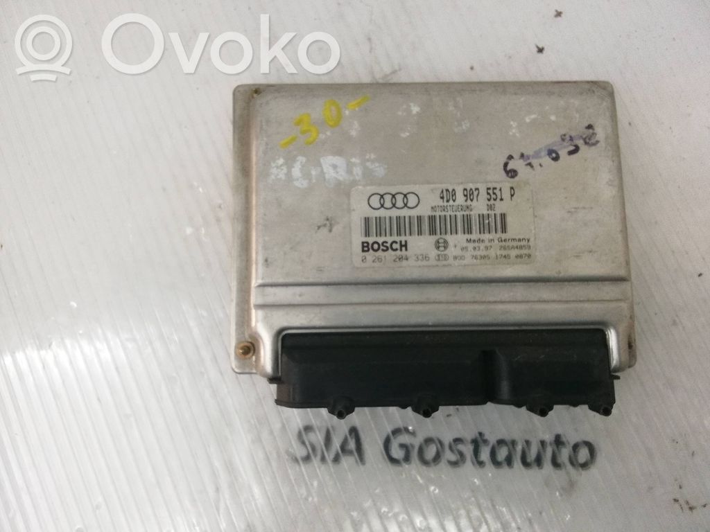 Engine control unit/module   4D0907551P,0261204336