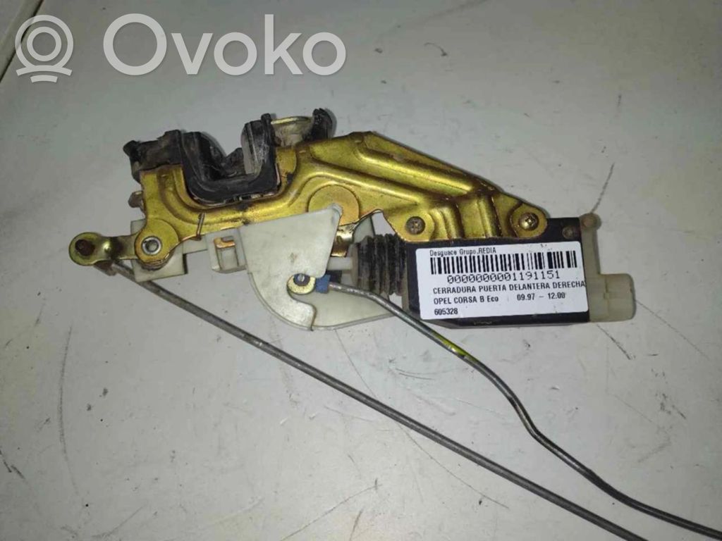 Opel Corsa B Serrure