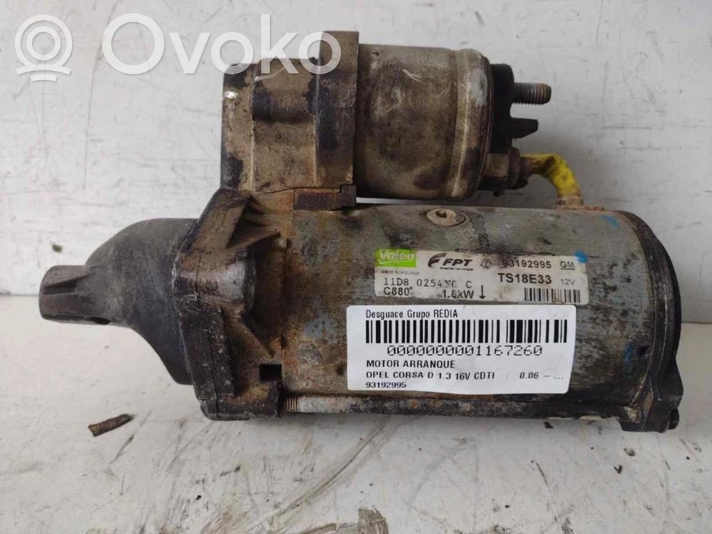 Opel Corsa D Motorino d’avviamento 