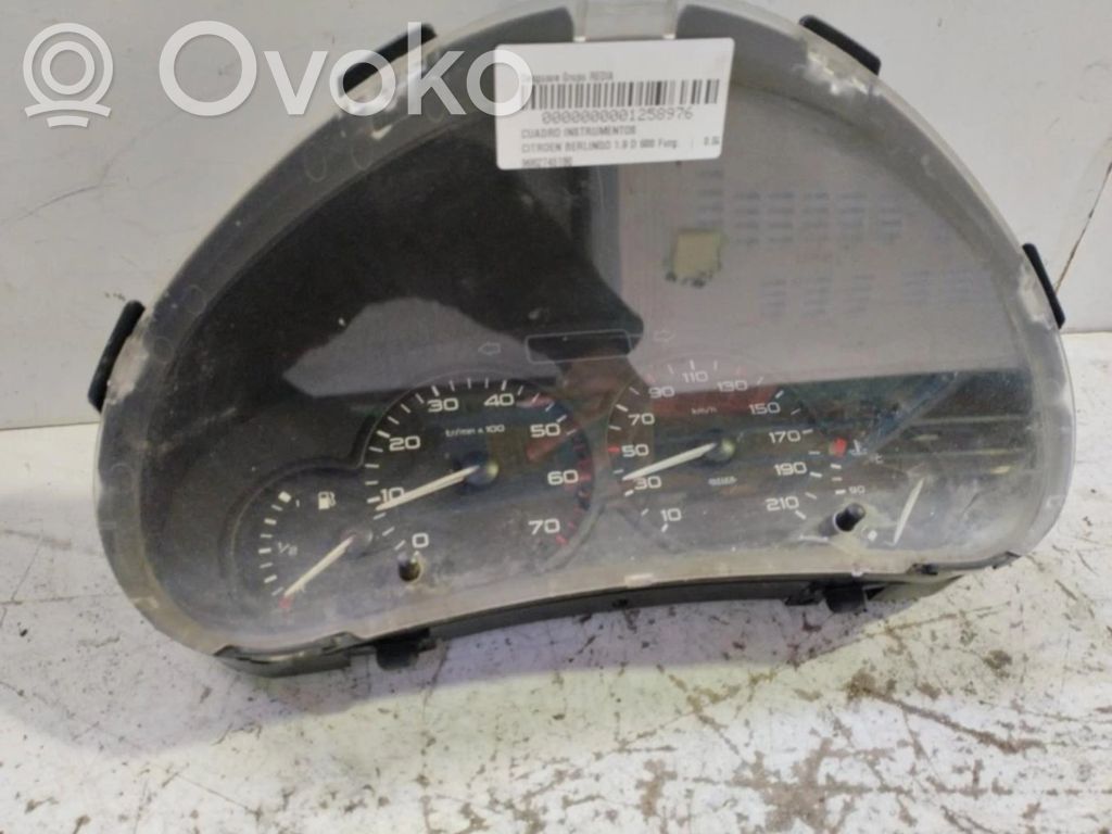 Citroen Berlingo Compteur de vitesse tableau de bord