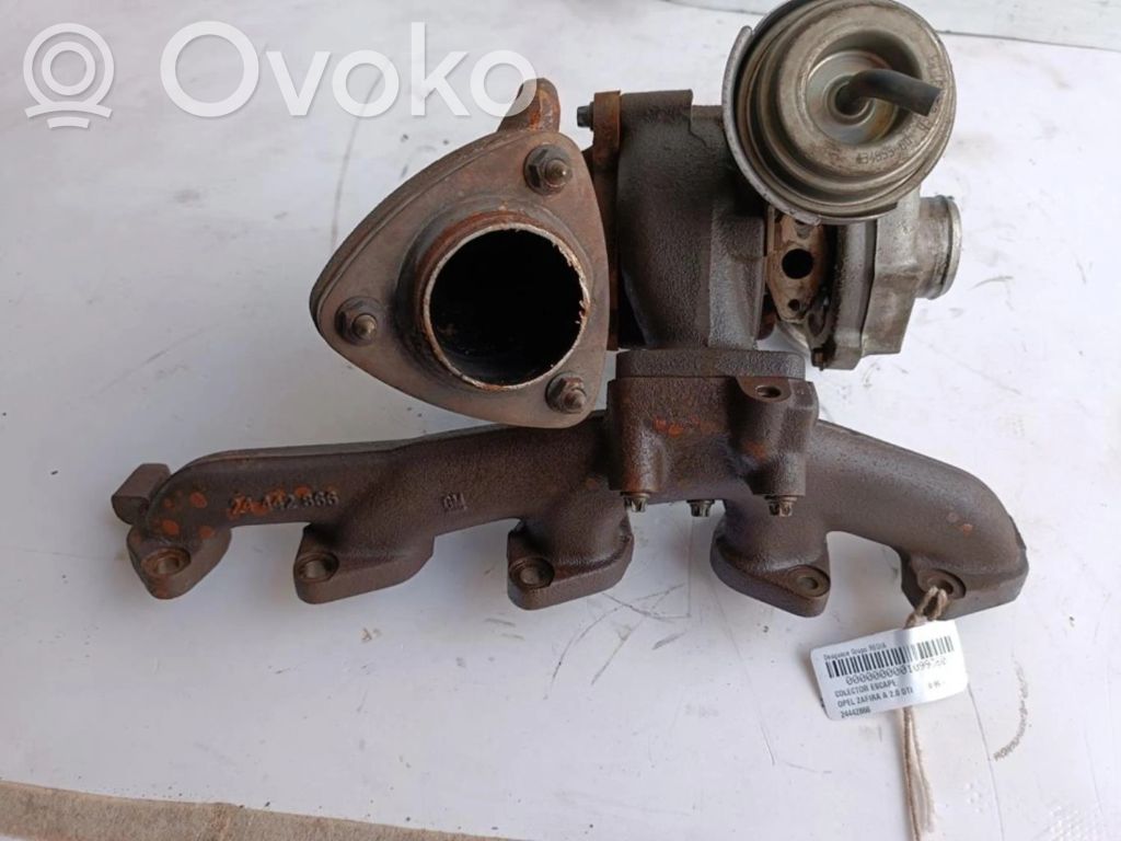 Opel Zafira A Kolektor wydechowy