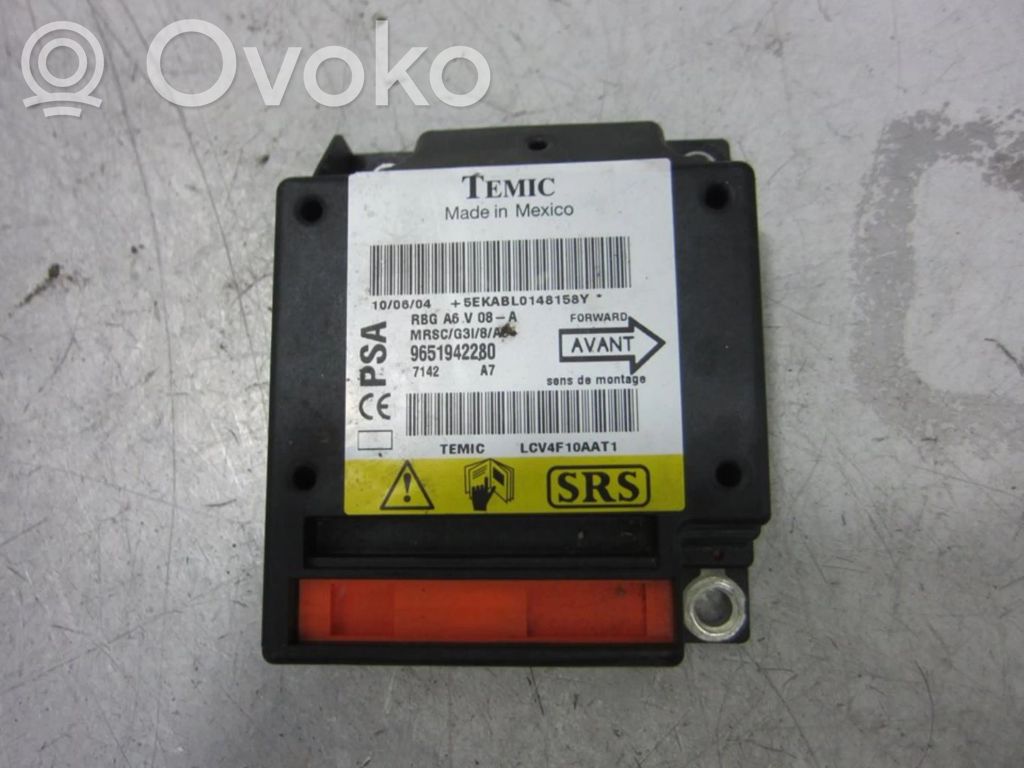 Citroen C3 Unitate/modul de comandă airbaguri 