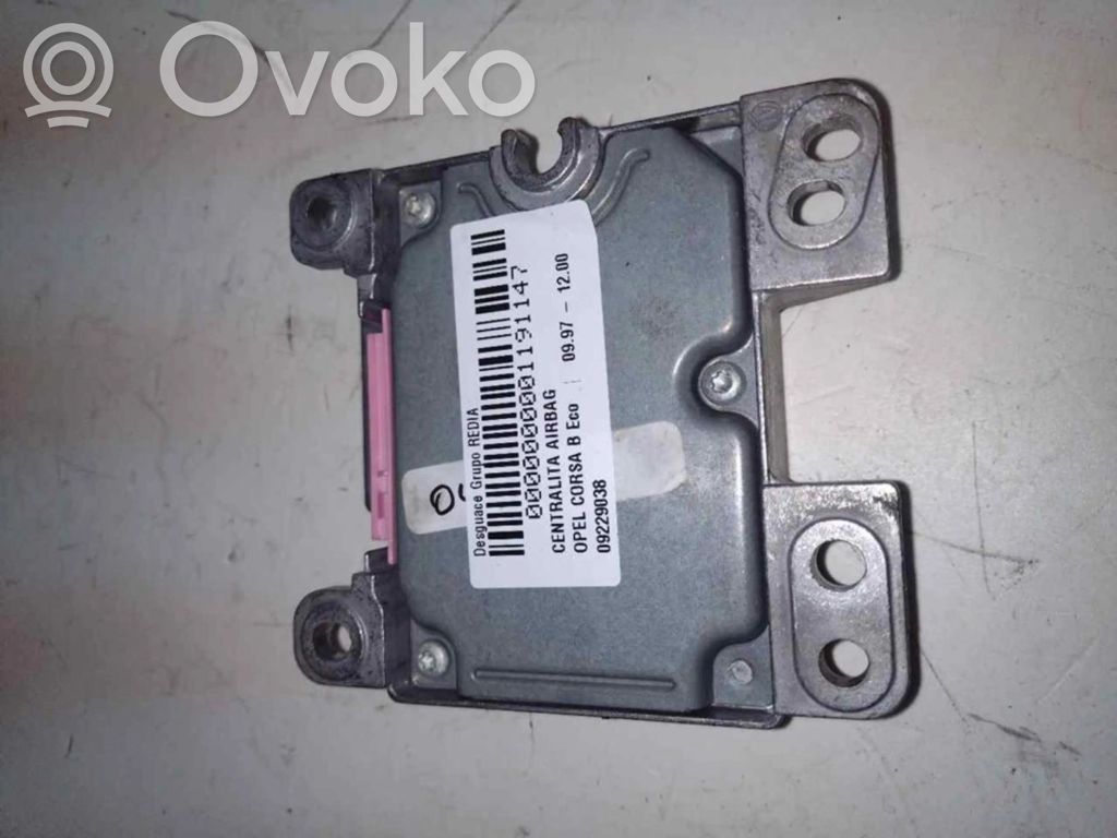 Opel Corsa B Unitate/modul de comandă airbaguri 