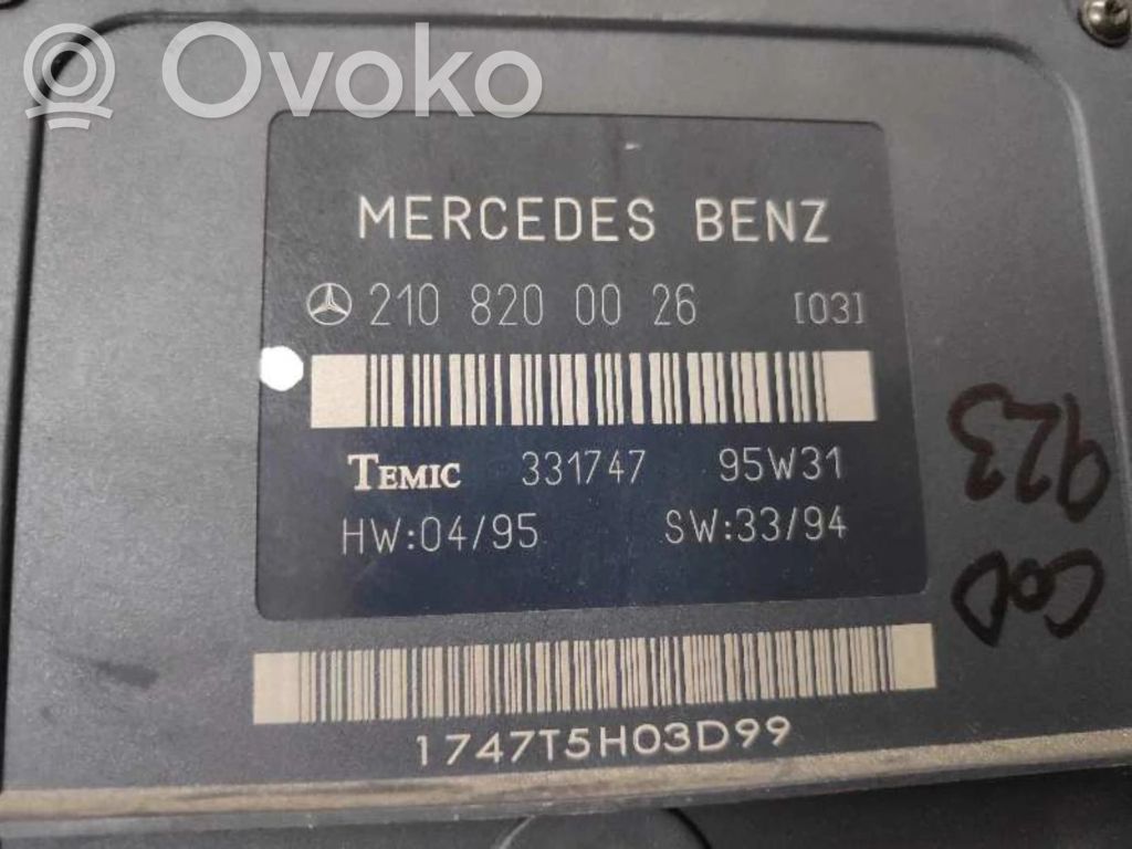 Unidad de control/módulo del motor   2108200026