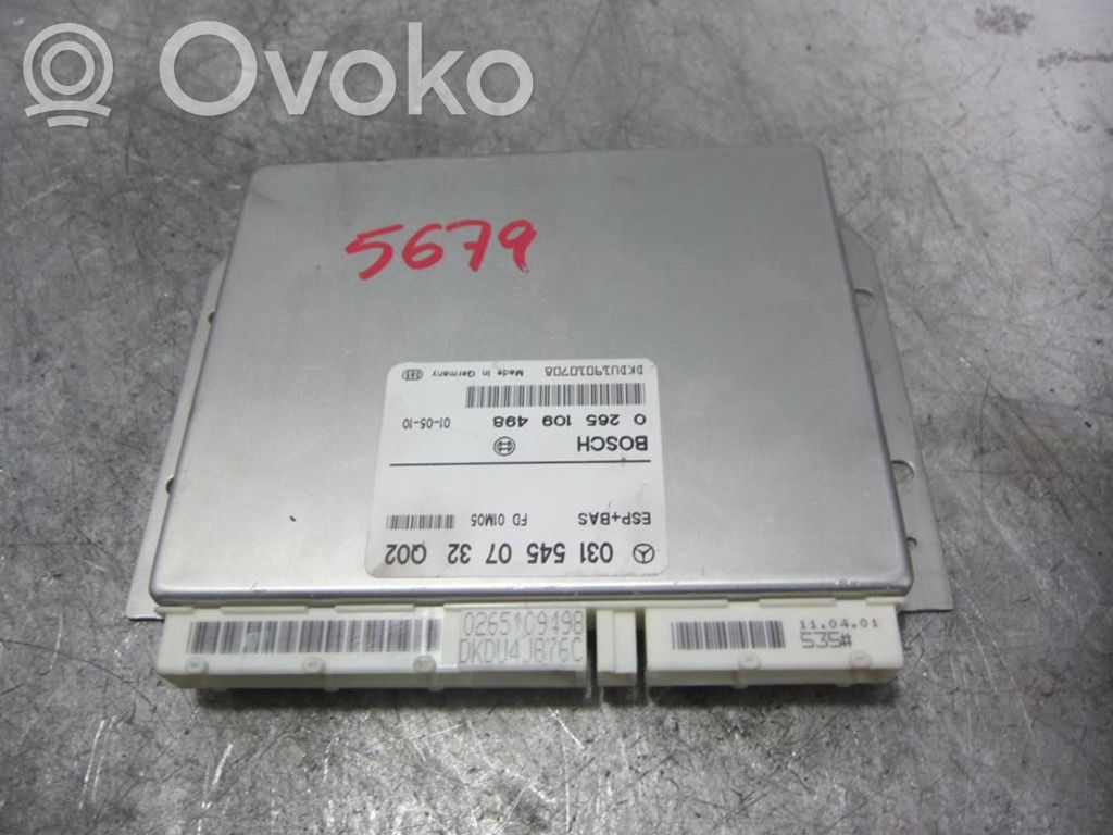 Mercedes-Benz CLK A209 C209 Unitate/modul control ABS 