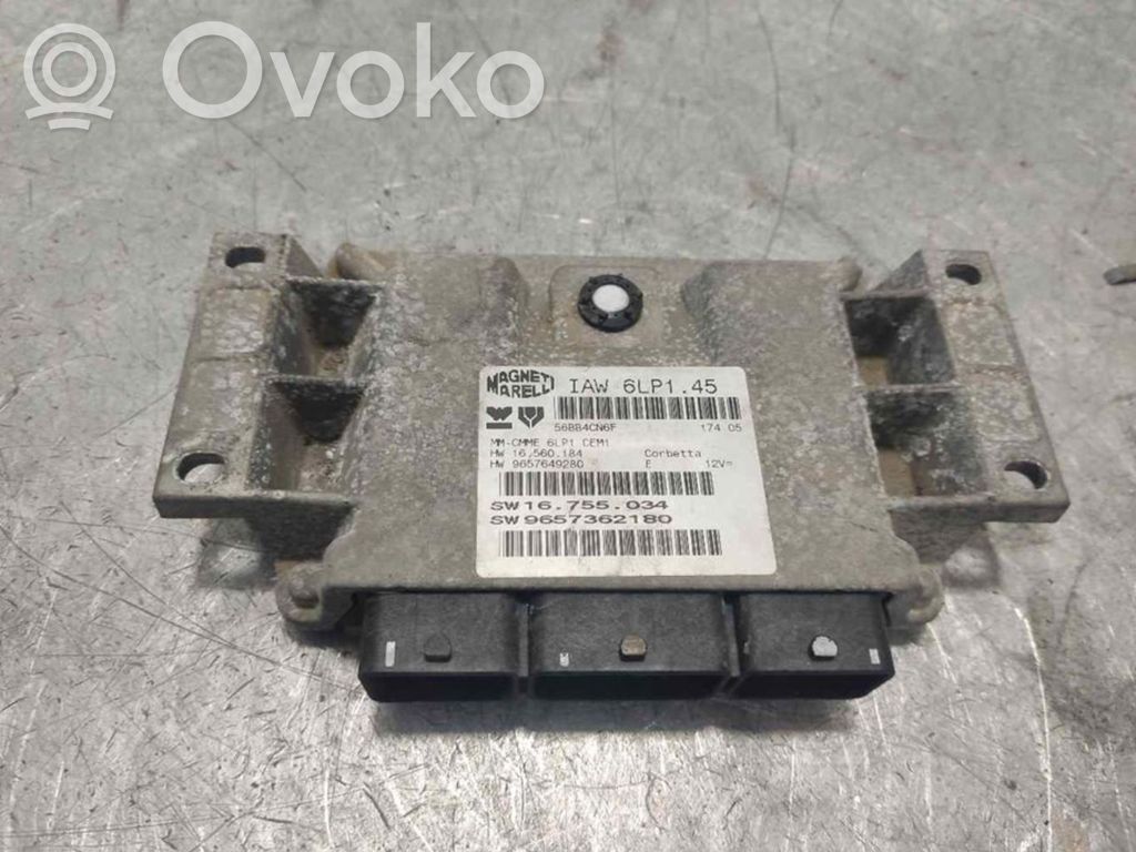 Peugeot 207 CC Unidad de control/módulo ECU del motor 