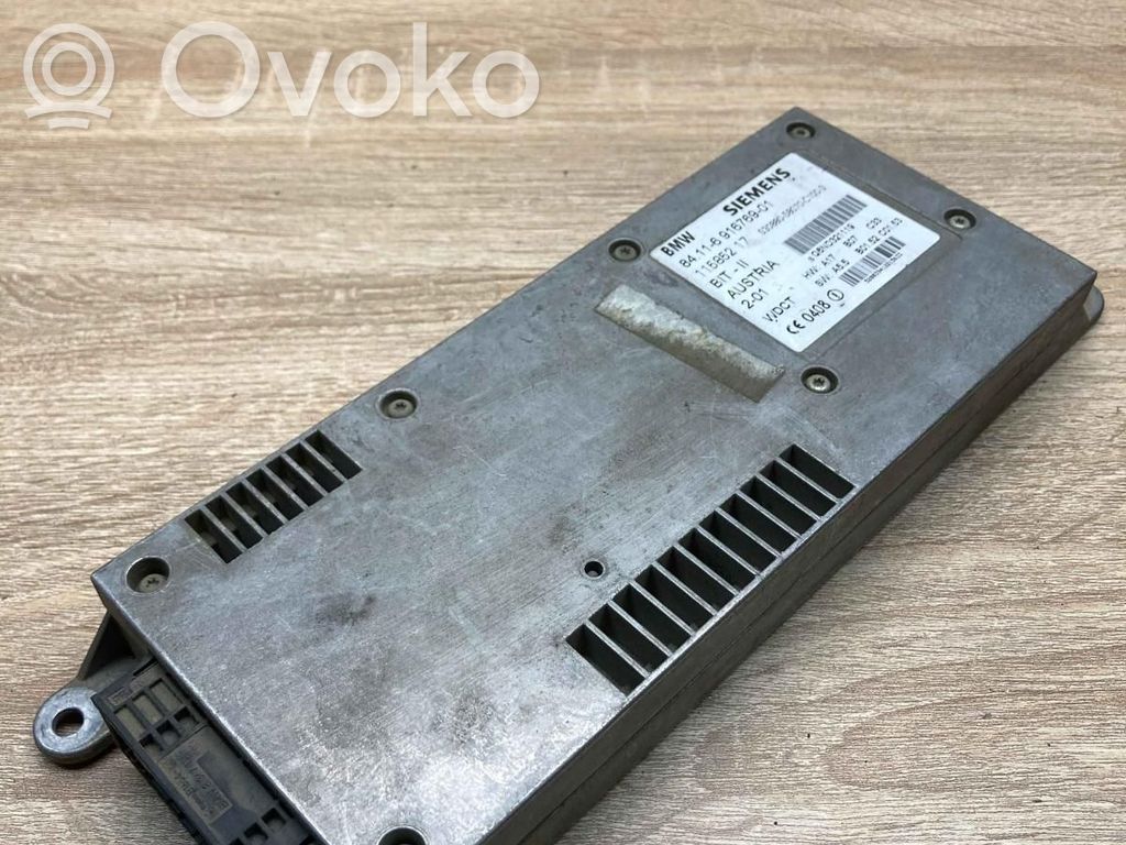 BMW 3 E46 Bluetooth control unit module 