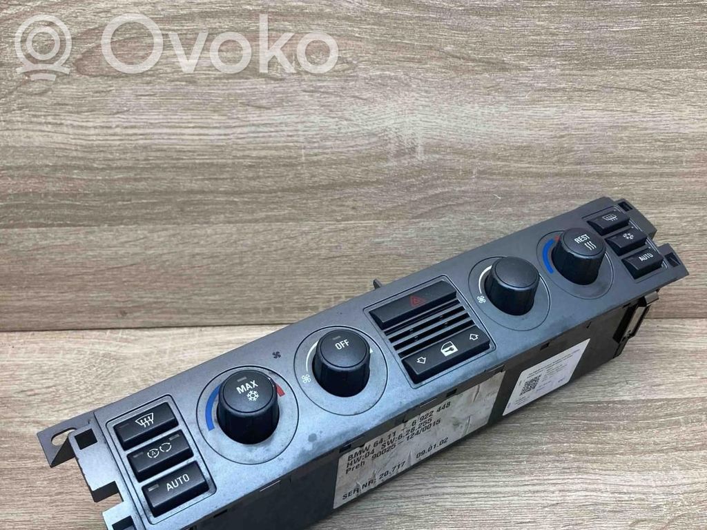 BMW 7 E65 E66 Climate control unit 