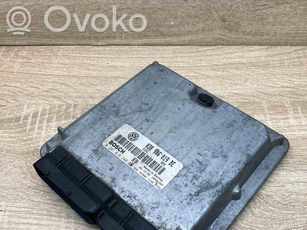 Engine control unit/module ECU   038906019BE,0281010240