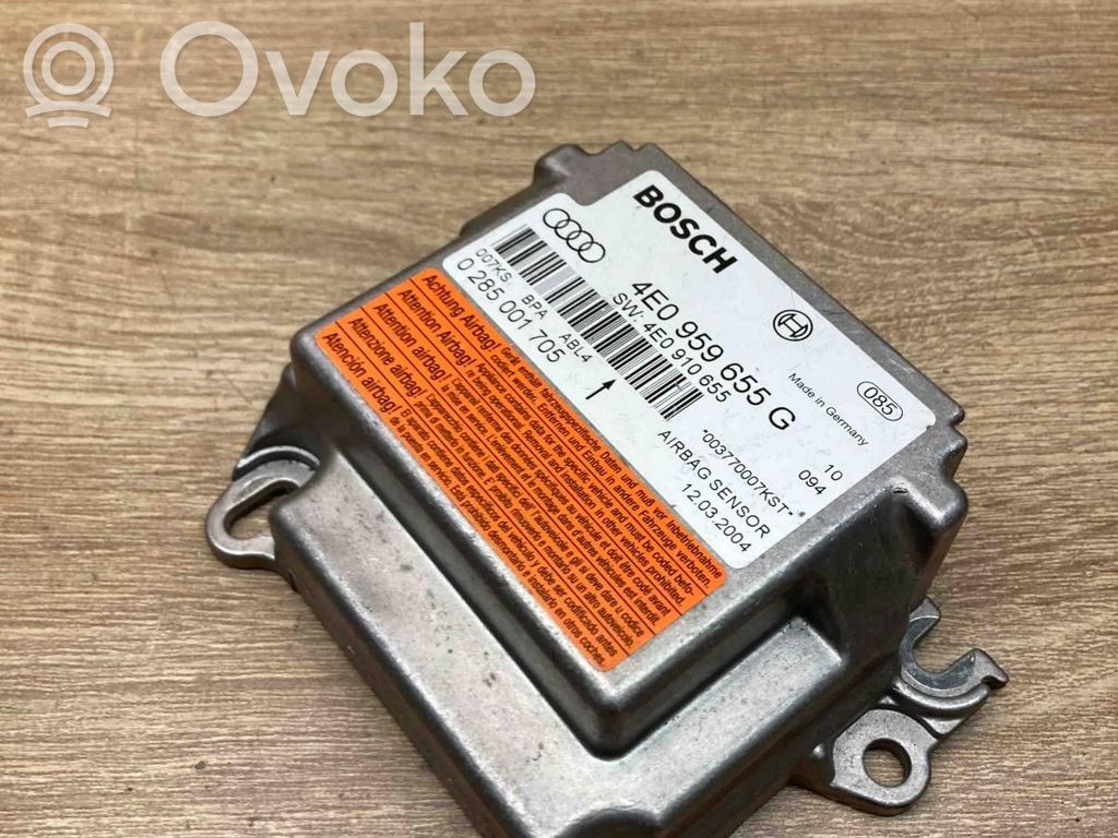 Airbag control unit/module   4E0959655G,4E0910655