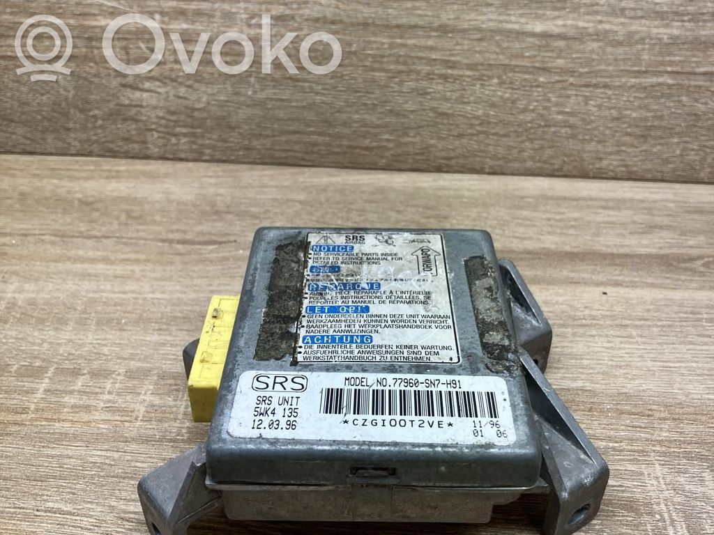 Honda Accord Airbag control unit/module 