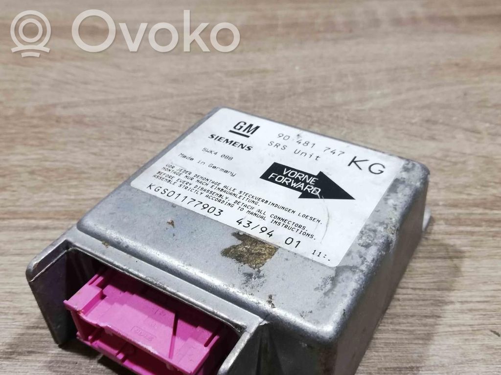 Opel Corsa B Airbag control unit/module 
