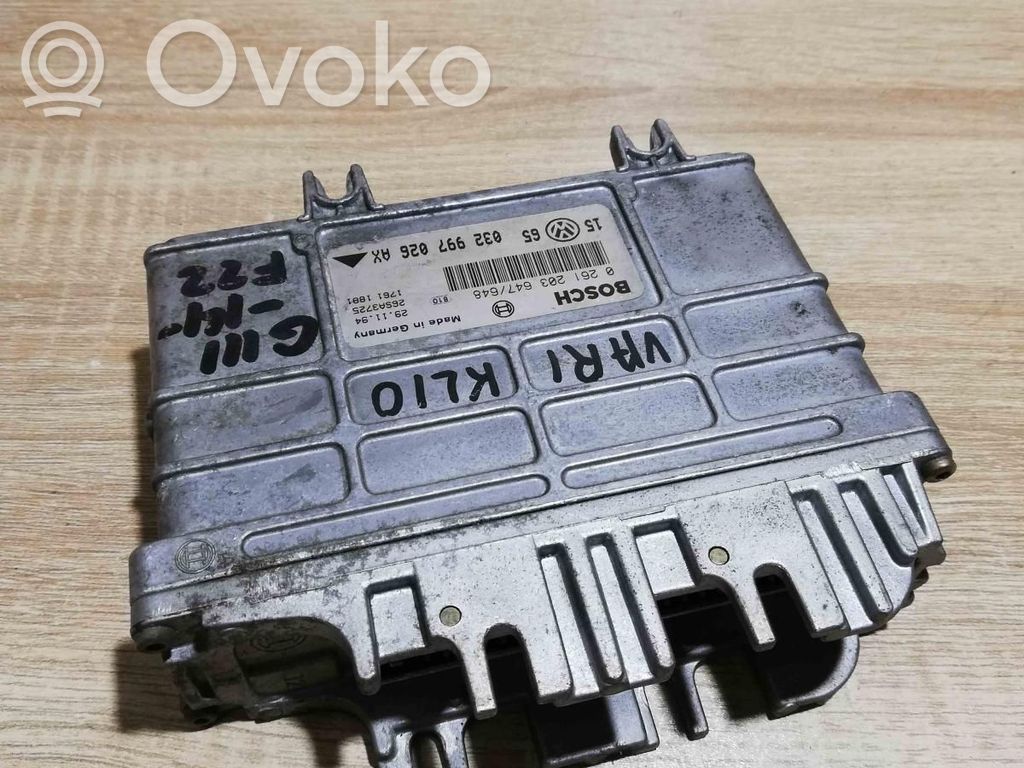 Volkswagen Golf III Engine control unit/module ECU 