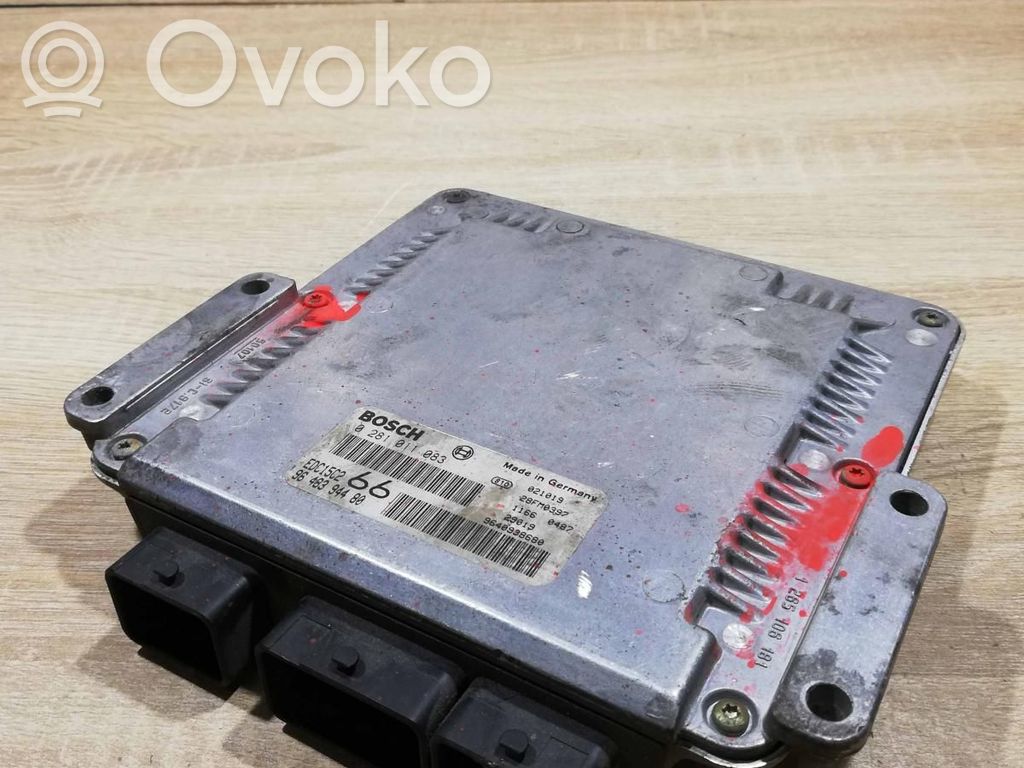 Peugeot 206 Engine control unit/module ECU 
