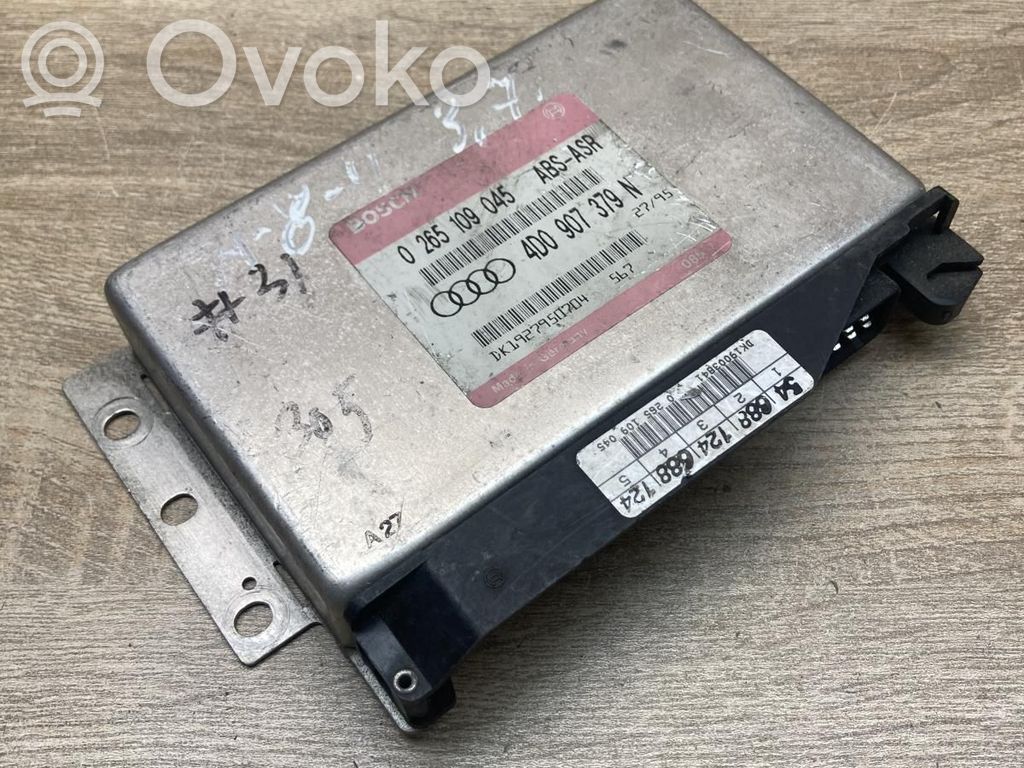 ABS control unit/module   4D0907379N,0265109045