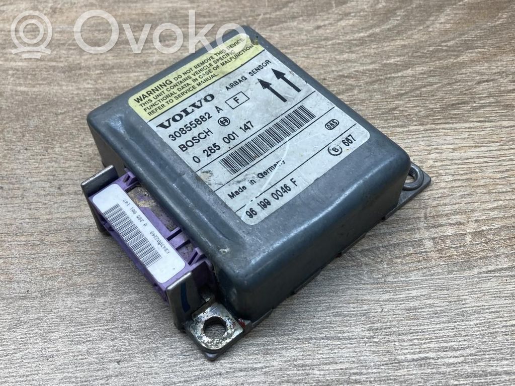 Volvo S40, V40 Airbag control unit/module 
