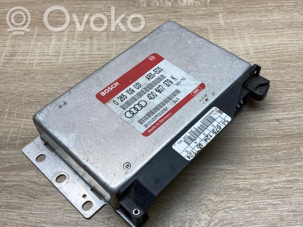 ABS control unit/module   4D0907379K,0265109031