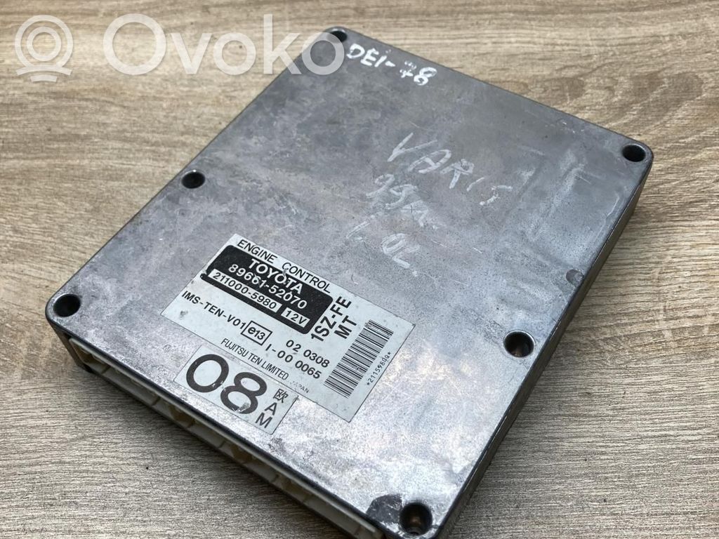 Toyota Yaris Unitate control motor/modul ECU 