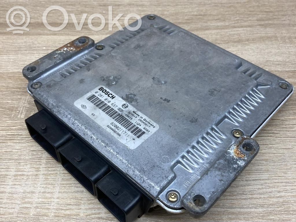 Engine control unit/module ECU   8200211711,0281010637