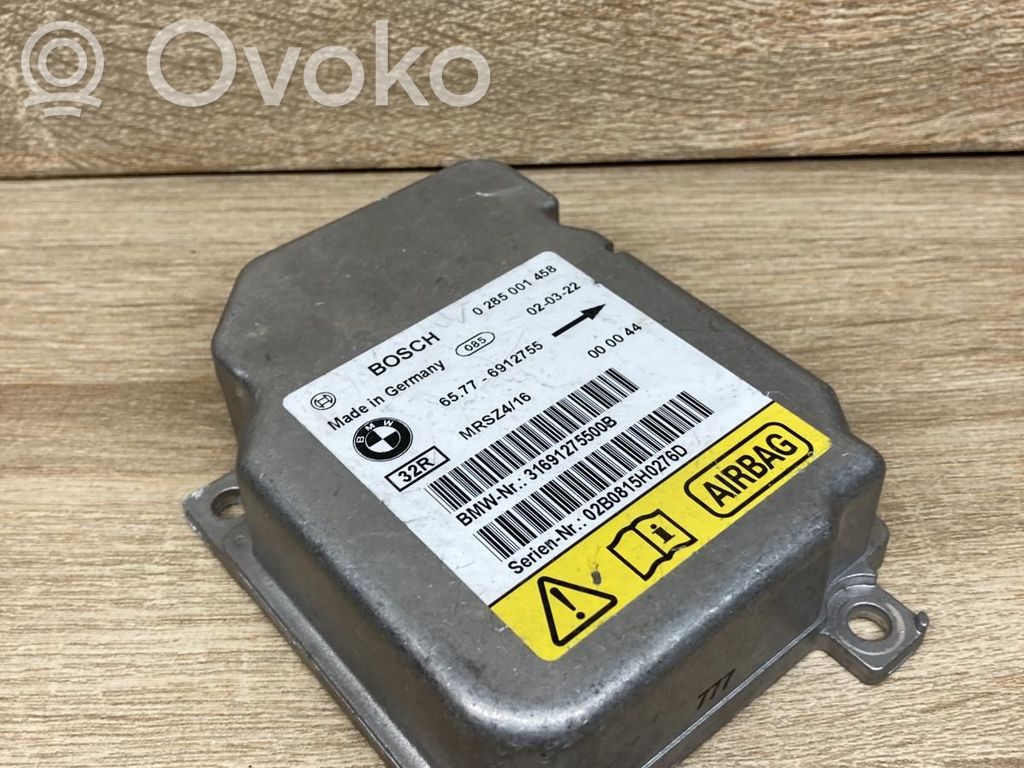 Airbag control unit/module   6912755,0285001458