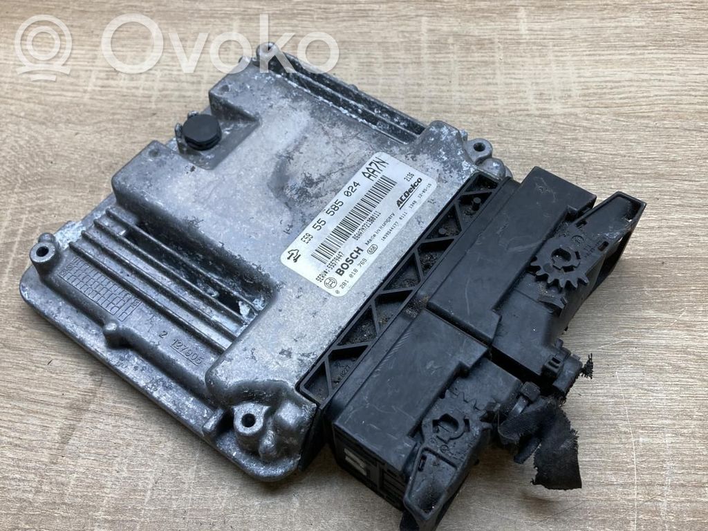 Engine control unit/module ECU   55585024,0281018769,AA7N