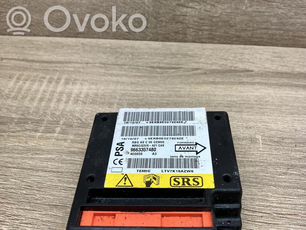 Citroen C3 Airbag control unit/module 