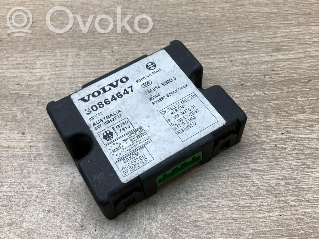 Volvo S40, V40 Imobilaizerio valdymo blokas 