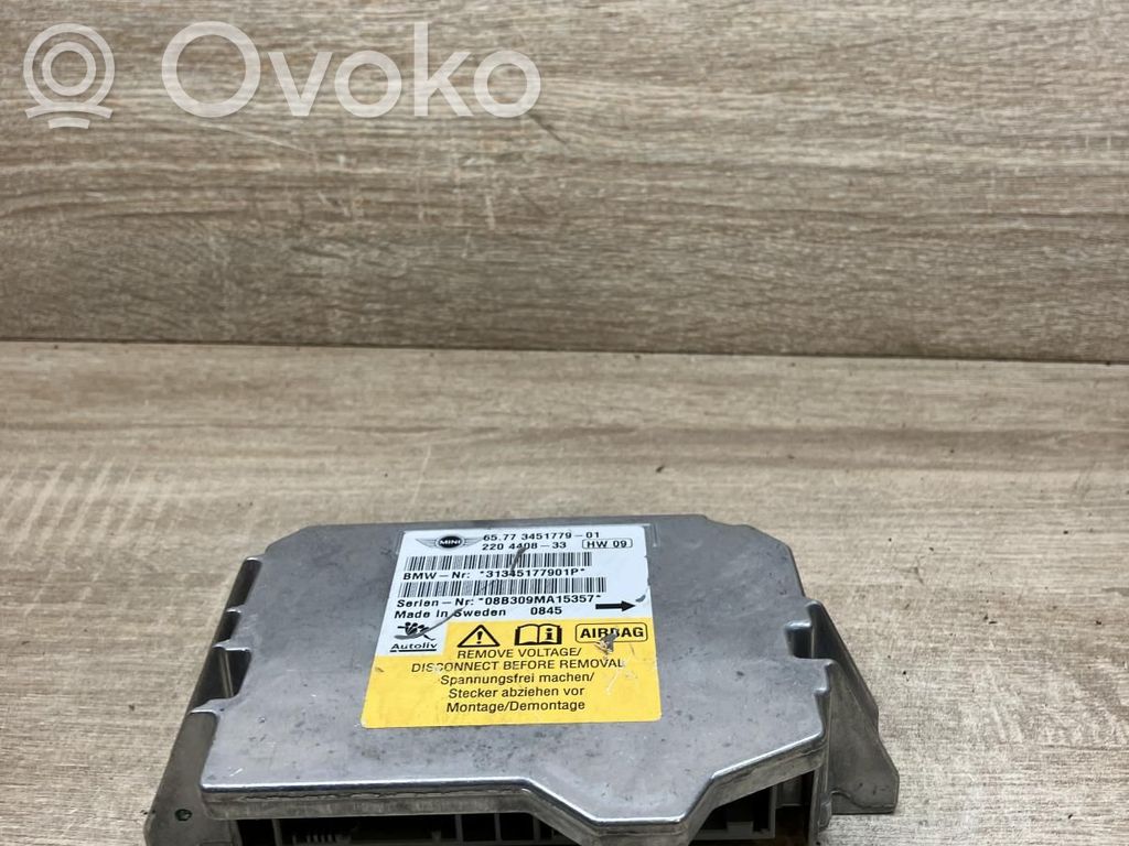 Mini One - Cooper Coupe R56 Airbag control unit/module 